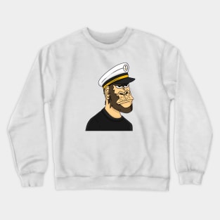 gorilla capten sailor Crewneck Sweatshirt